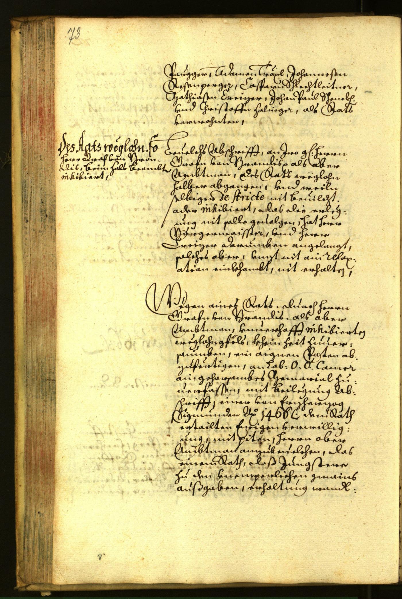 Civic Archives of Bozen-Bolzano - BOhisto Minutes of the council 1663 