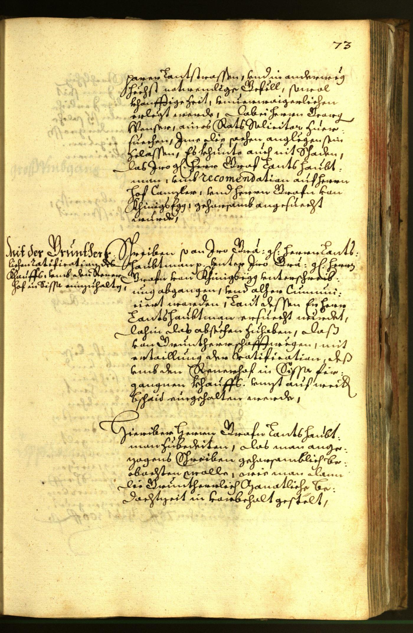 Stadtarchiv Bozen - BOhisto Ratsprotokoll 1663 