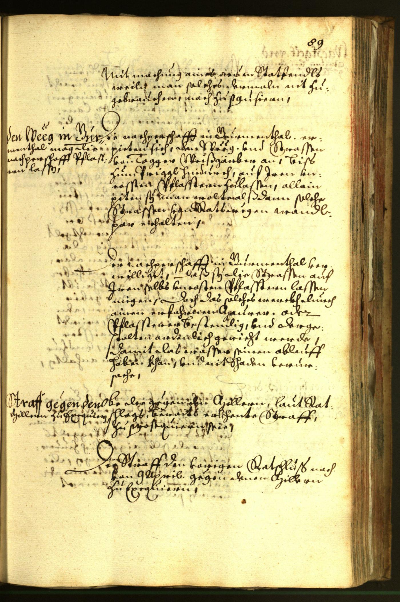 Stadtarchiv Bozen - BOhisto Ratsprotokoll 1663 