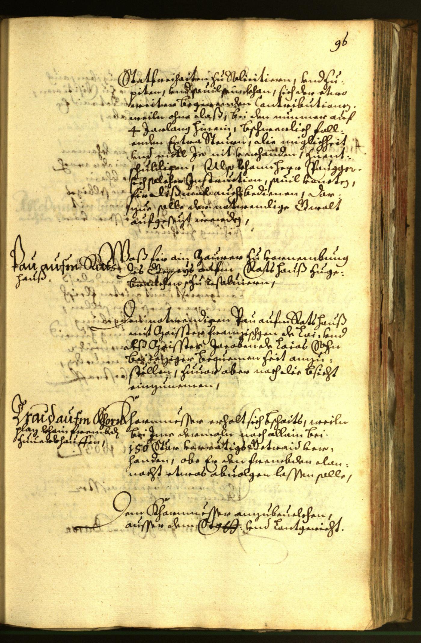 Stadtarchiv Bozen - BOhisto Ratsprotokoll 1663 