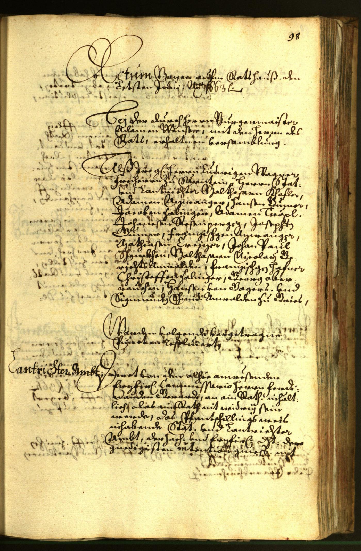 Civic Archives of Bozen-Bolzano - BOhisto Minutes of the council 1663 