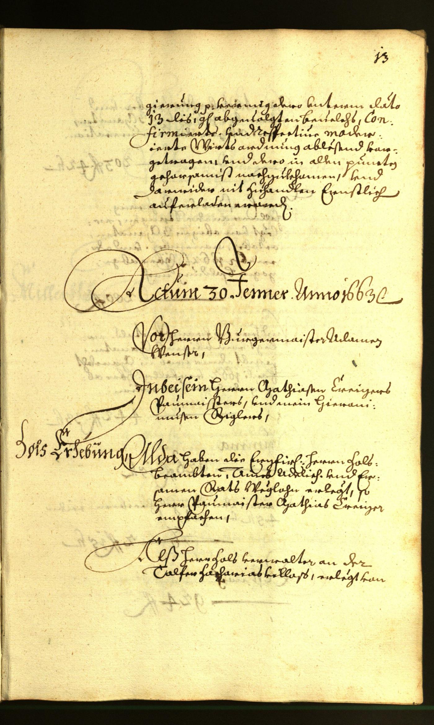 Civic Archives of Bozen-Bolzano - BOhisto Minutes of the council 1663 