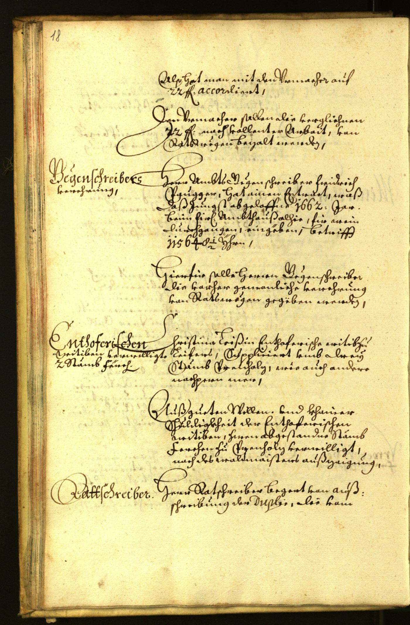 Stadtarchiv Bozen - BOhisto Ratsprotokoll 1663 