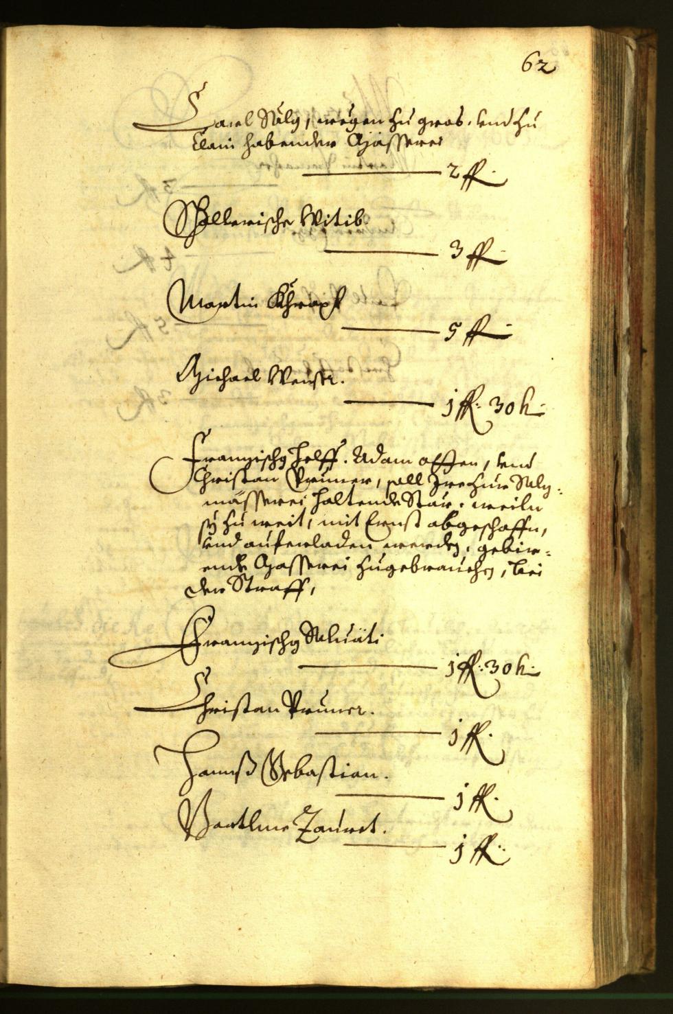 Stadtarchiv Bozen - BOhisto Ratsprotokoll 1663 