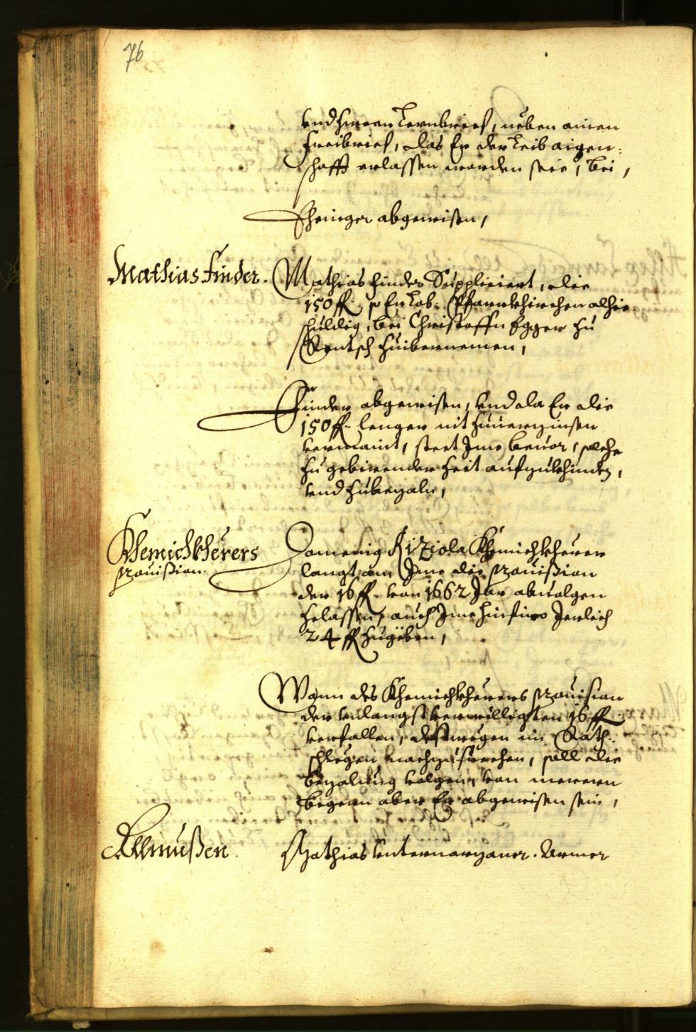 Civic Archives of Bozen-Bolzano - BOhisto Minutes of the council 1663 