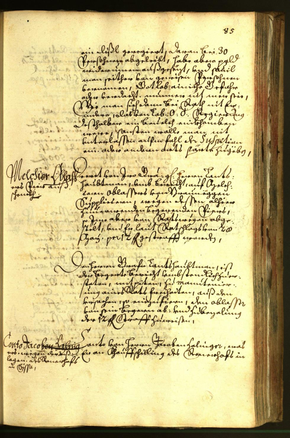 Stadtarchiv Bozen - BOhisto Ratsprotokoll 1663 