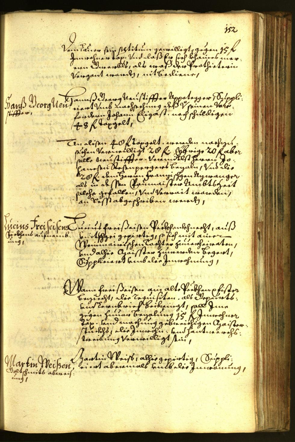 Stadtarchiv Bozen - BOhisto Ratsprotokoll 1663 