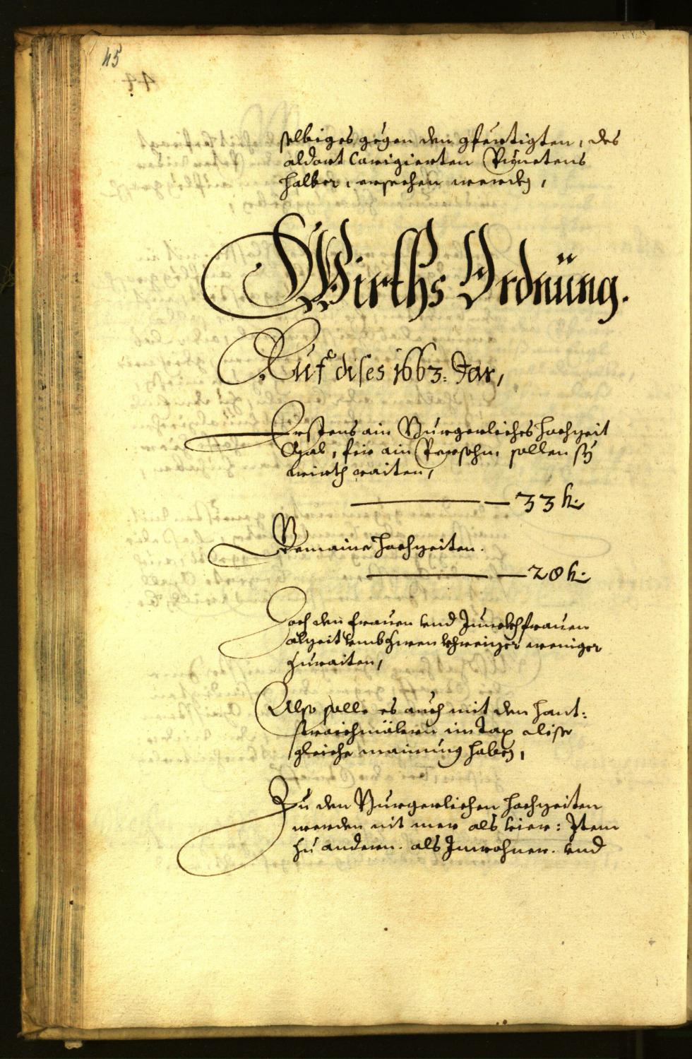 Civic Archives of Bozen-Bolzano - BOhisto Minutes of the council 1663 