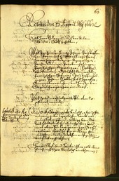 Stadtarchiv Bozen - BOhisto Ratsprotokoll 1663 - 