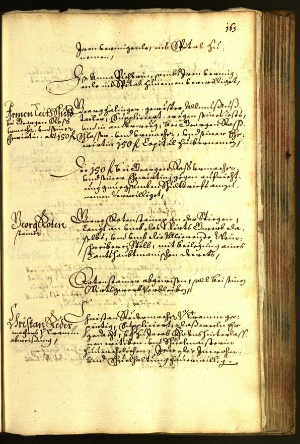 Stadtarchiv Bozen - BOhisto Ratsprotokoll 1664 