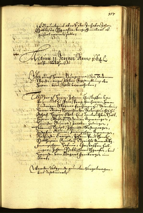 Civic Archives of Bozen-Bolzano - BOhisto Minutes of the council 1664 