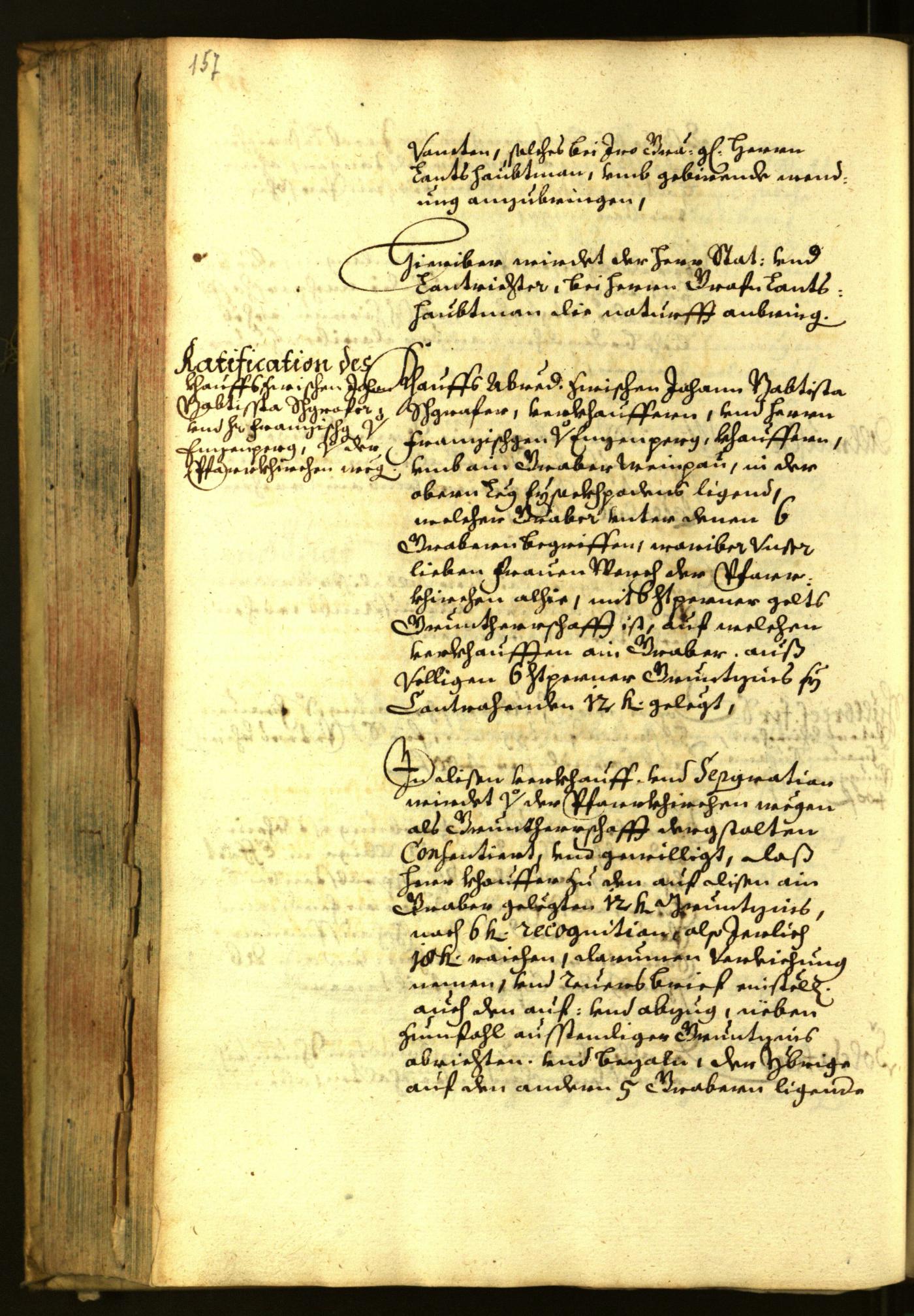 Stadtarchiv Bozen - BOhisto Ratsprotokoll 1664 