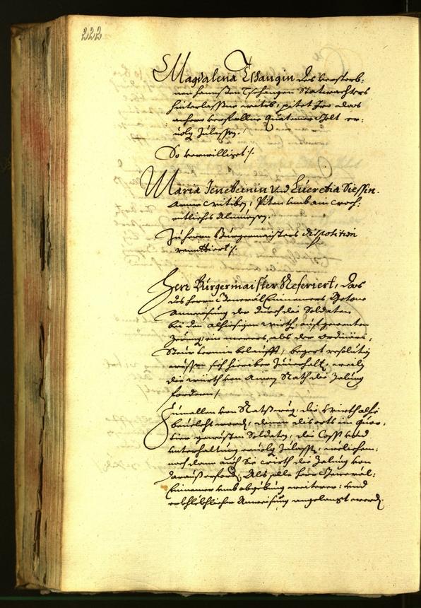 Archivio Storico della Città di Bolzano - BOhisto protocollo consiliare 1664 