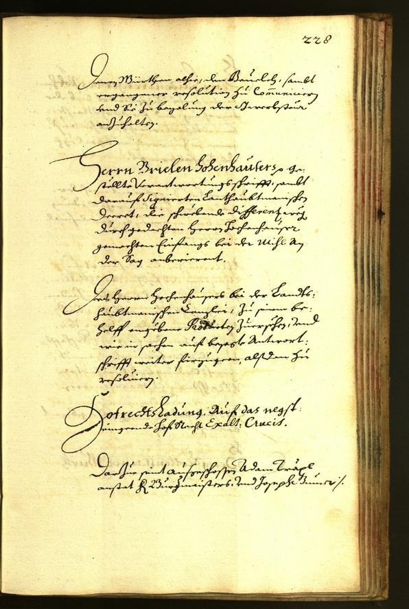 Stadtarchiv Bozen - BOhisto Ratsprotokoll 1664 