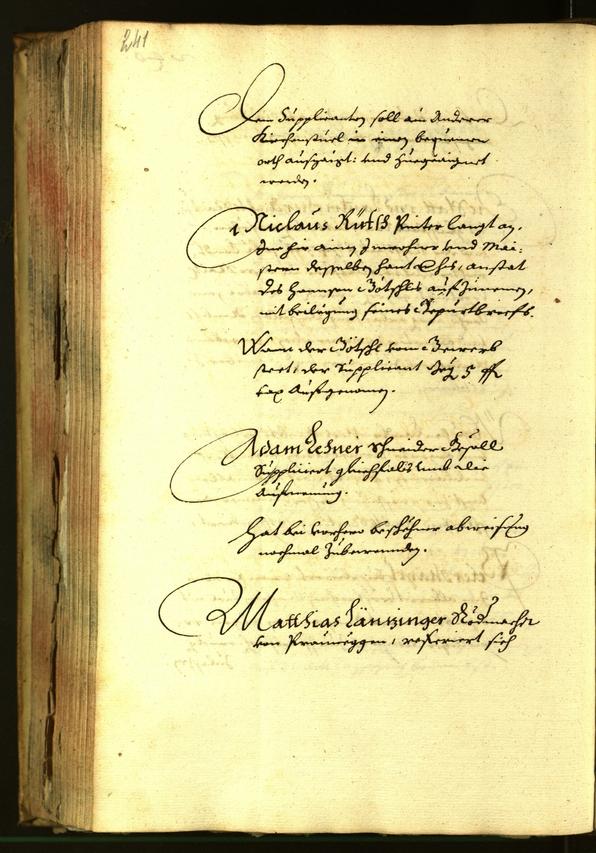 Stadtarchiv Bozen - BOhisto Ratsprotokoll 1664 