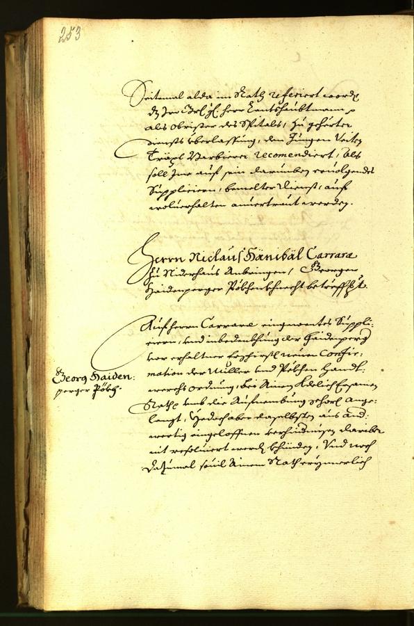 Stadtarchiv Bozen - BOhisto Ratsprotokoll 1664 