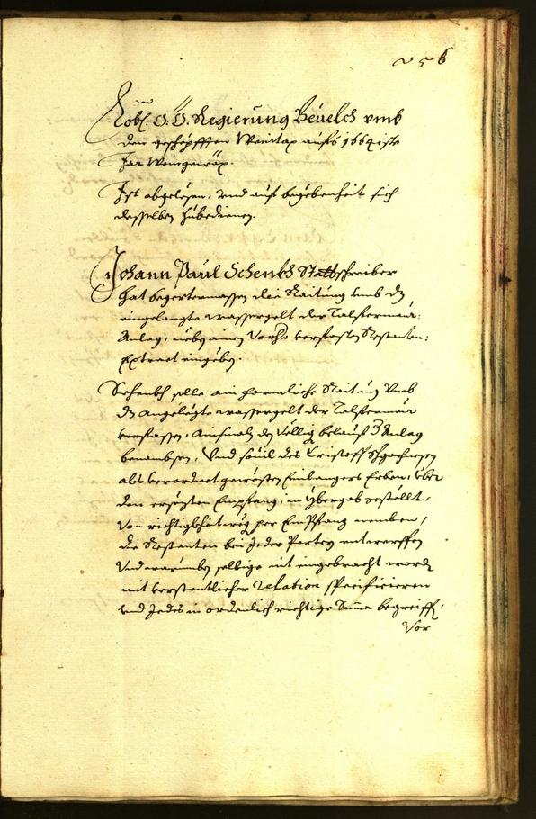 Civic Archives of Bozen-Bolzano - BOhisto Minutes of the council 1664 