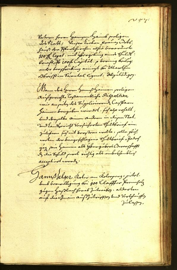 Stadtarchiv Bozen - BOhisto Ratsprotokoll 1664 