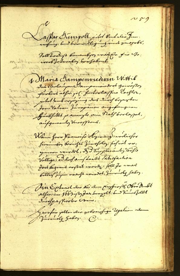 Stadtarchiv Bozen - BOhisto Ratsprotokoll 1664 