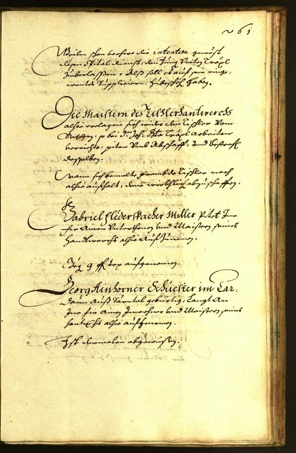 Stadtarchiv Bozen - BOhisto Ratsprotokoll 1664 