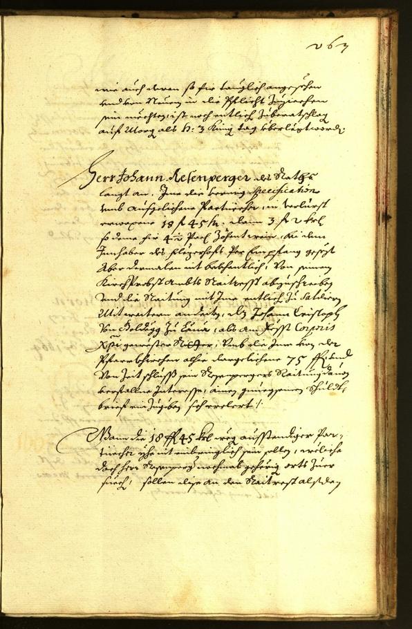 Stadtarchiv Bozen - BOhisto Ratsprotokoll 1664 