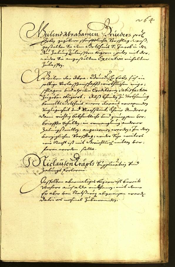 Stadtarchiv Bozen - BOhisto Ratsprotokoll 1664 