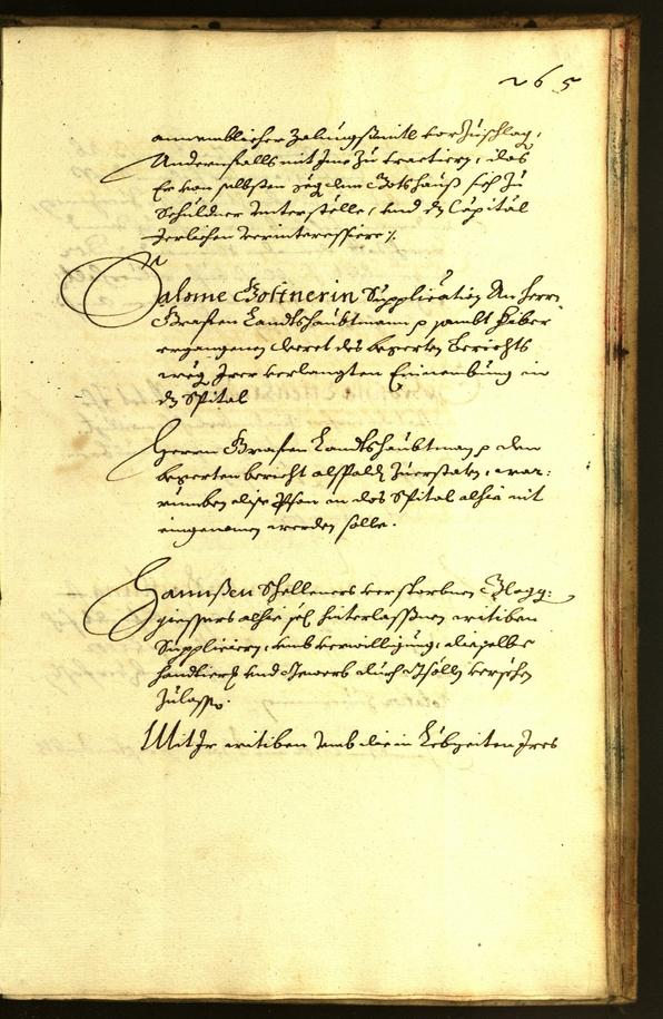 Stadtarchiv Bozen - BOhisto Ratsprotokoll 1664 