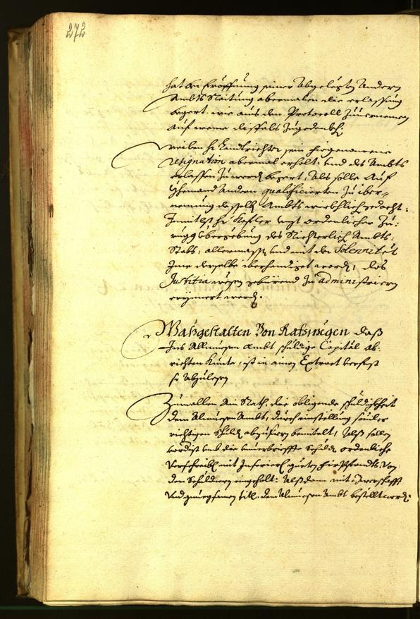 Civic Archives of Bozen-Bolzano - BOhisto Minutes of the council 1664 