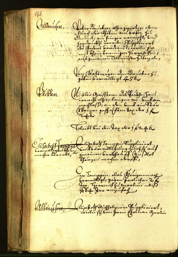 Civic Archives of Bozen-Bolzano - BOhisto Minutes of the council 1664 