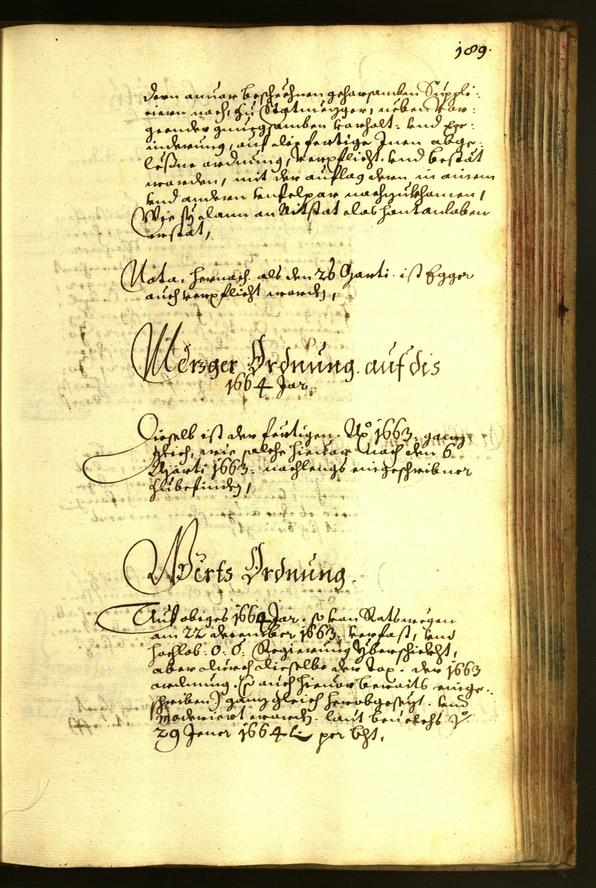 Civic Archives of Bozen-Bolzano - BOhisto Minutes of the council 1664 