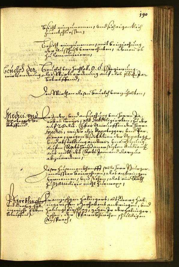 Stadtarchiv Bozen - BOhisto Ratsprotokoll 1664 