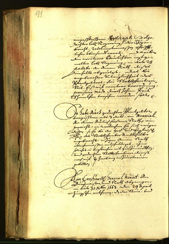 Civic Archives of Bozen-Bolzano - BOhisto Minutes of the council 1664 