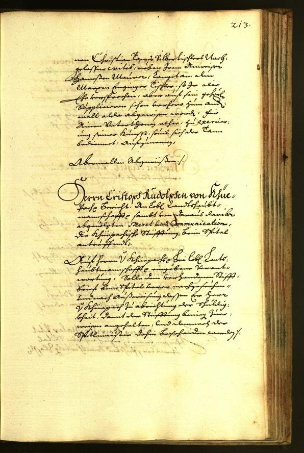 Stadtarchiv Bozen - BOhisto Ratsprotokoll 1664 