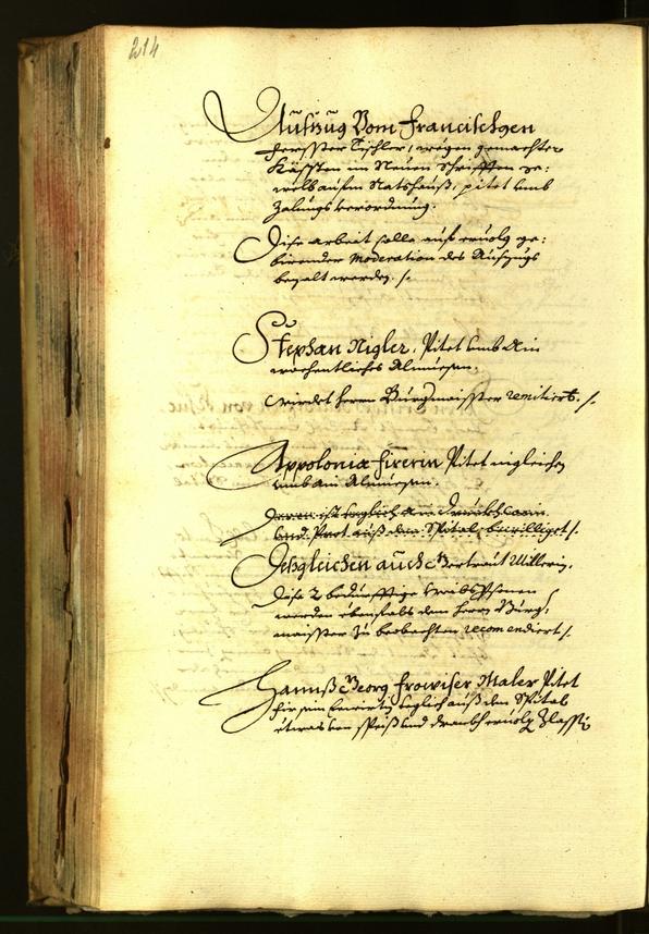 Archivio Storico della Città di Bolzano - BOhisto protocollo consiliare 1664 