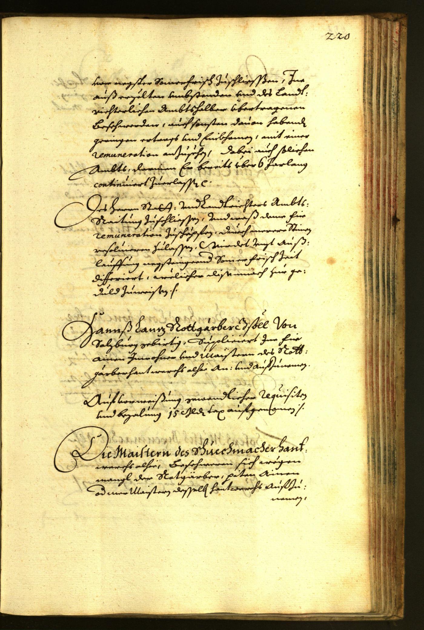 Stadtarchiv Bozen - BOhisto Ratsprotokoll 1664 