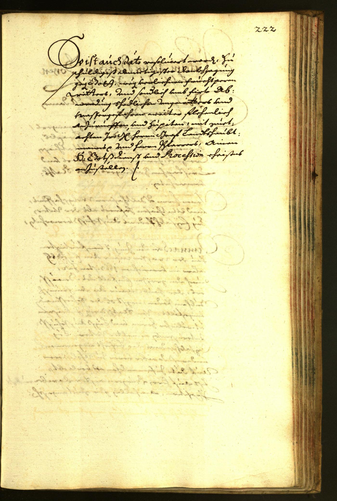 Stadtarchiv Bozen - BOhisto Ratsprotokoll 1664 