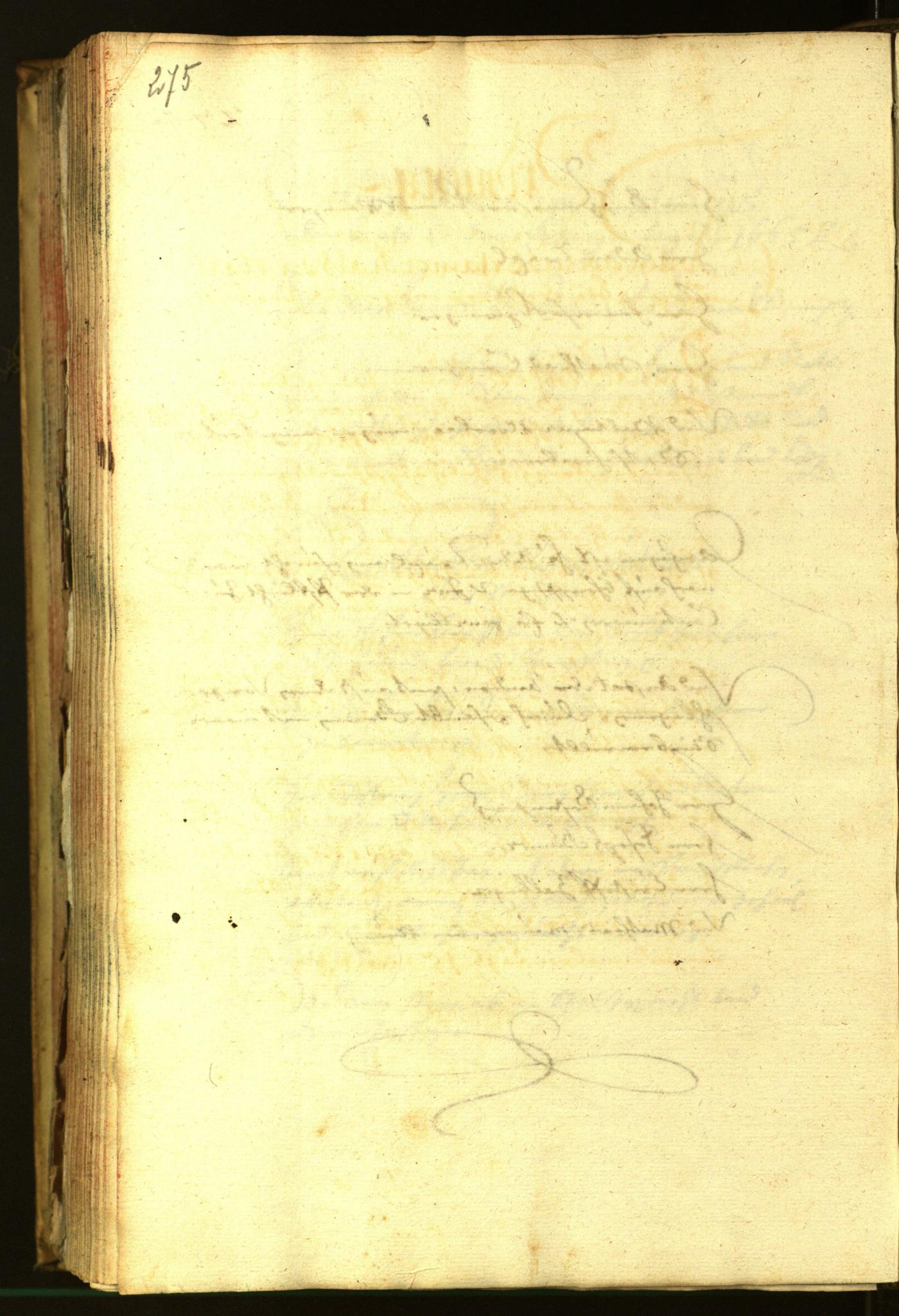 Stadtarchiv Bozen - BOhisto Ratsprotokoll 1664 