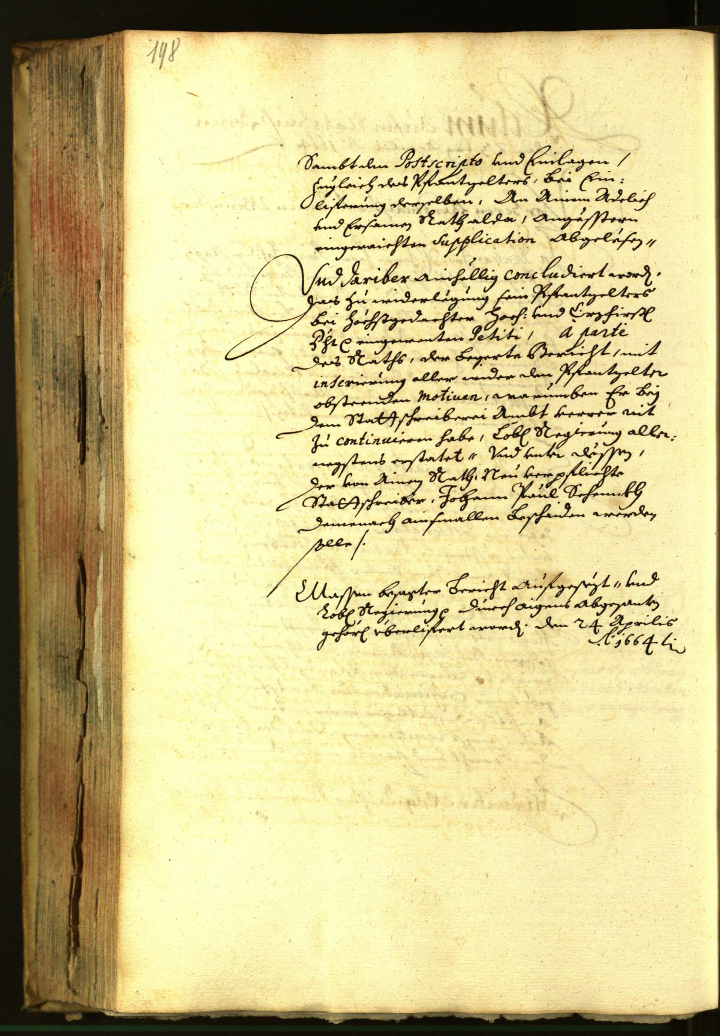 Civic Archives of Bozen-Bolzano - BOhisto Minutes of the council 1664 