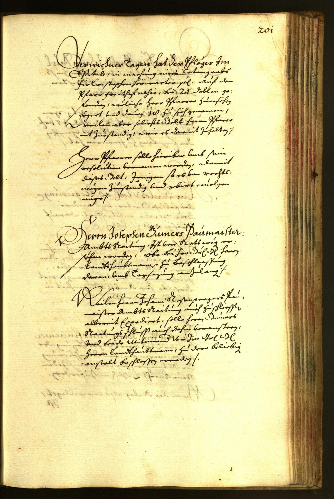 Stadtarchiv Bozen - BOhisto Ratsprotokoll 1664 