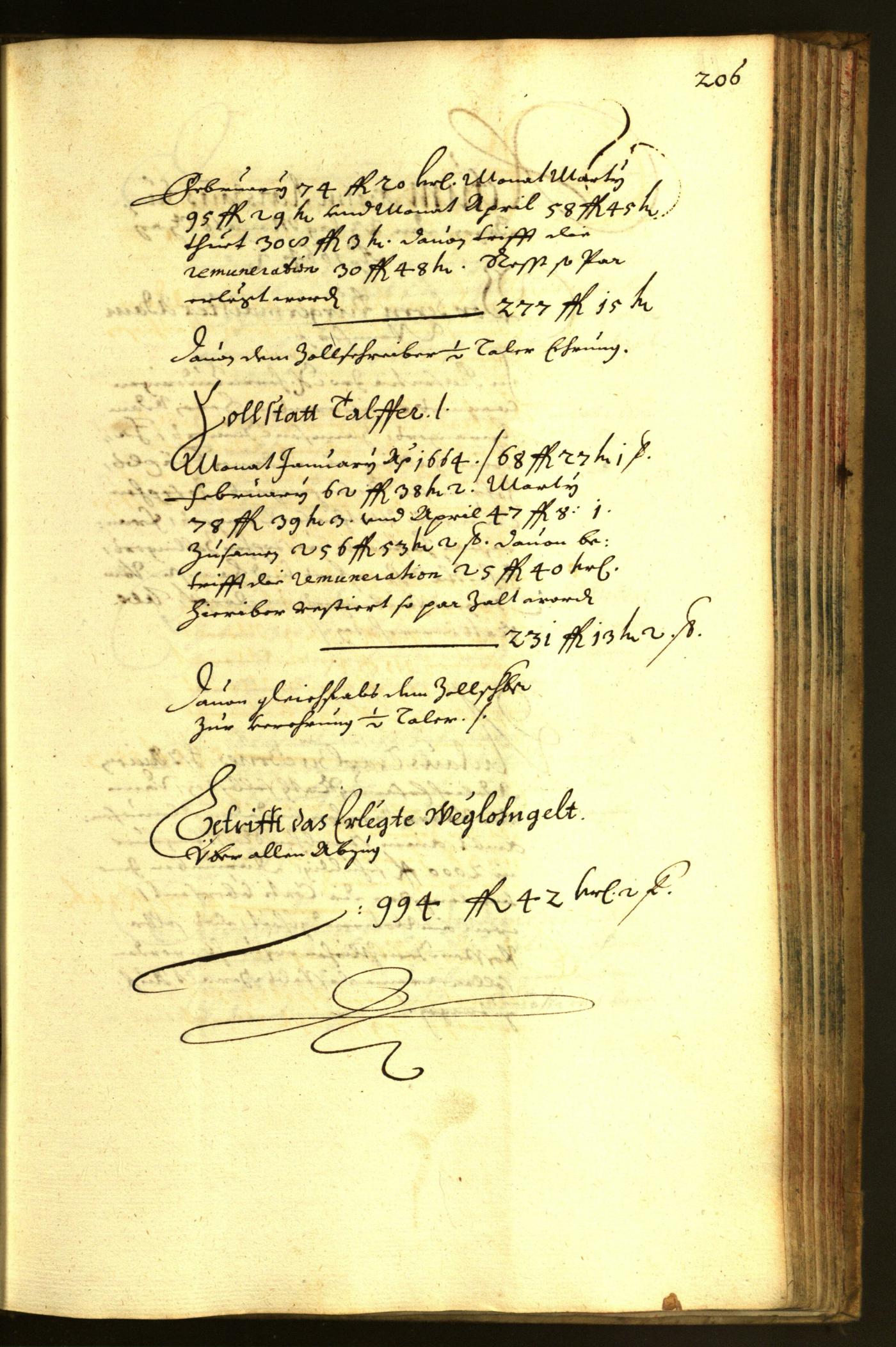 Stadtarchiv Bozen - BOhisto Ratsprotokoll 1664 