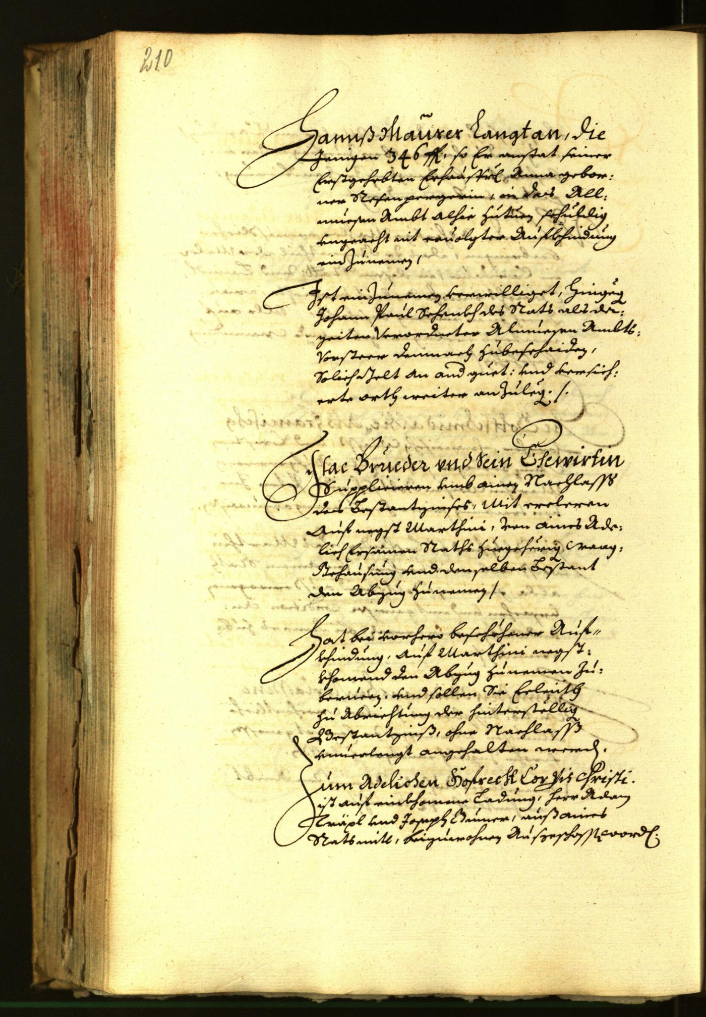 Civic Archives of Bozen-Bolzano - BOhisto Minutes of the council 1664 