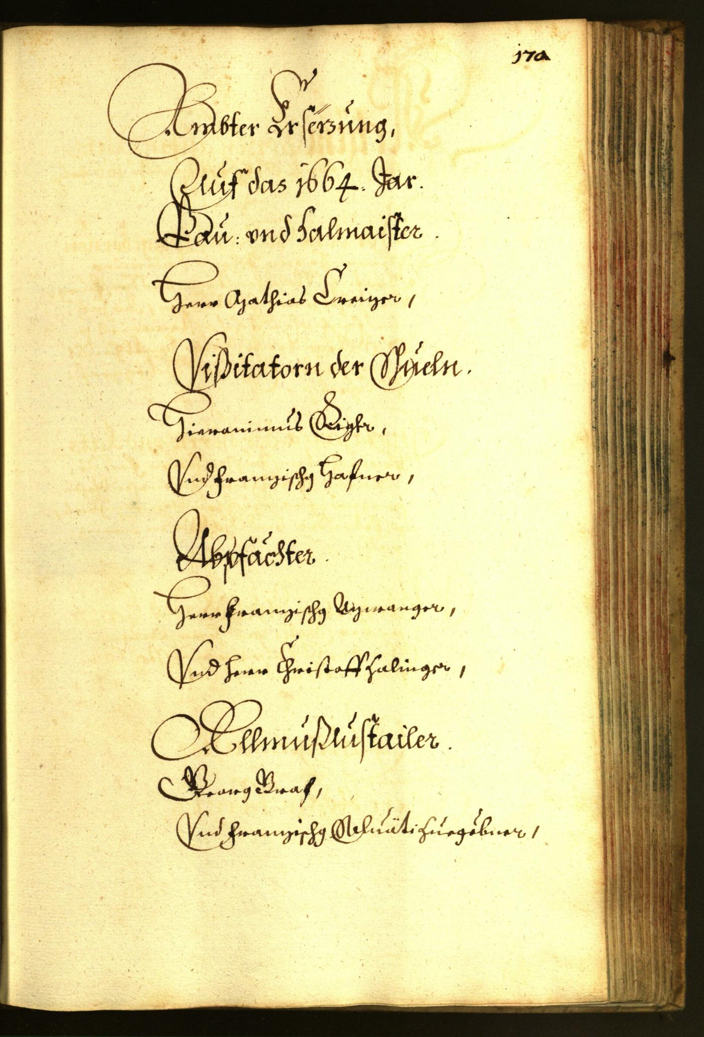 Civic Archives of Bozen-Bolzano - BOhisto Minutes of the council 1664 