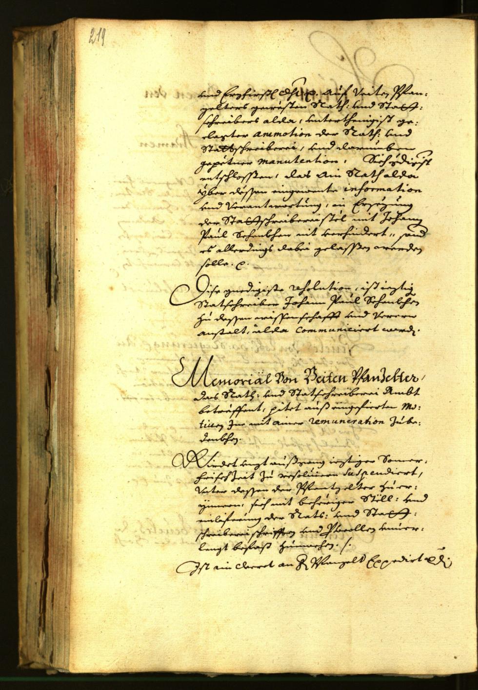 Civic Archives of Bozen-Bolzano - BOhisto Minutes of the council 1664 