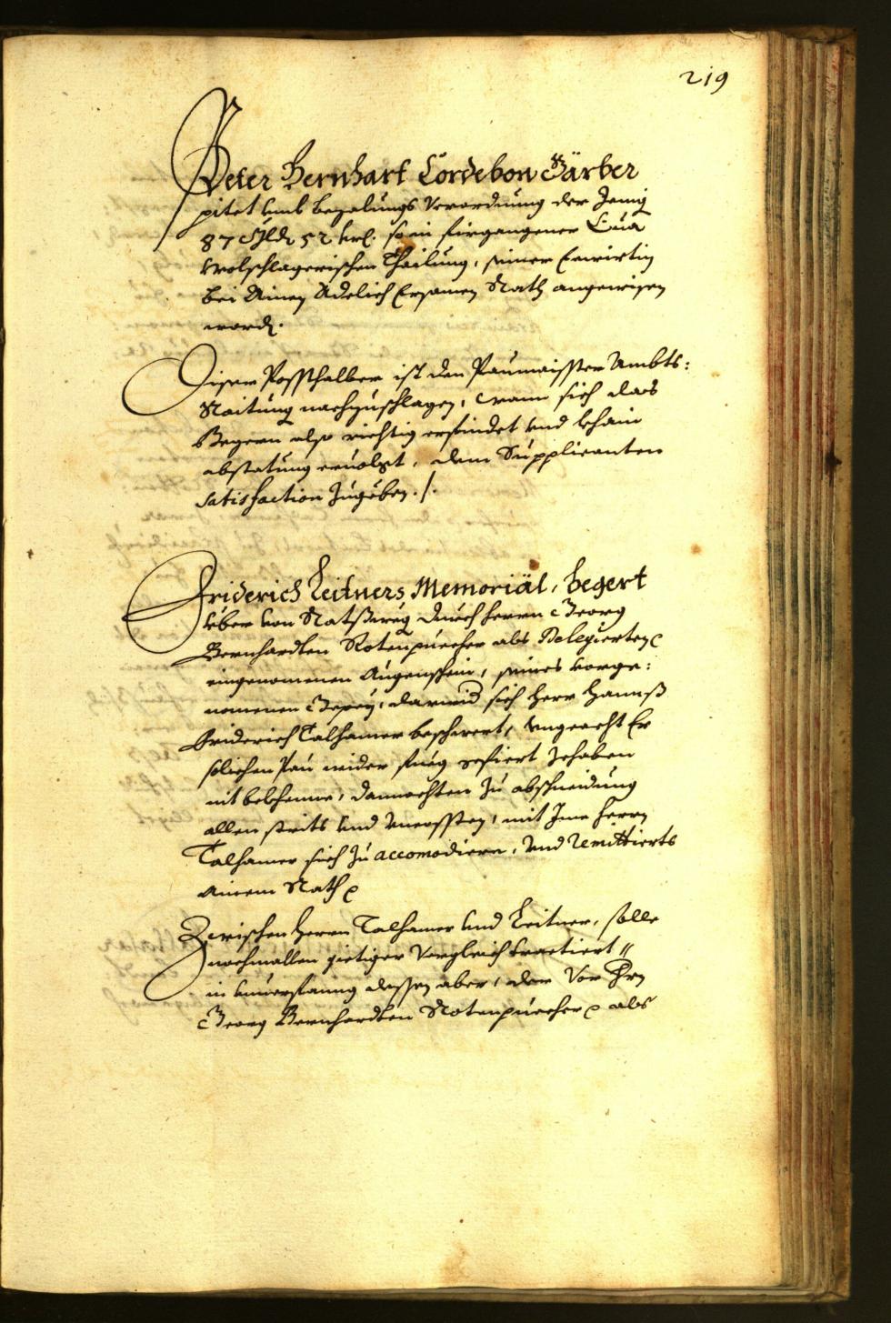 Stadtarchiv Bozen - BOhisto Ratsprotokoll 1664 