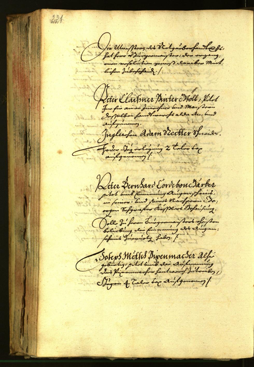 Archivio Storico della Città di Bolzano - BOhisto protocollo consiliare 1664 