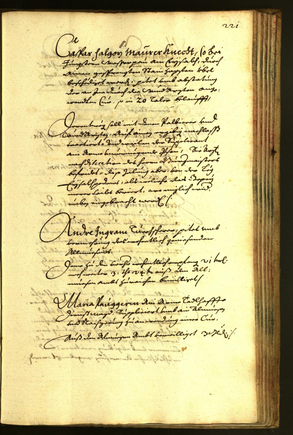 Stadtarchiv Bozen - BOhisto Ratsprotokoll 1664 