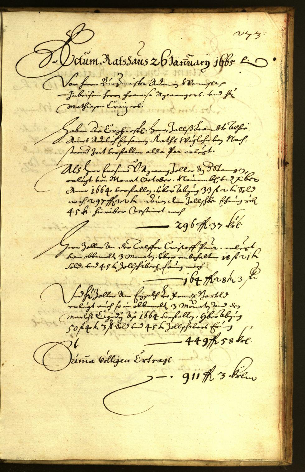 Archivio Storico della Città di Bolzano - BOhisto protocollo consiliare 1664 