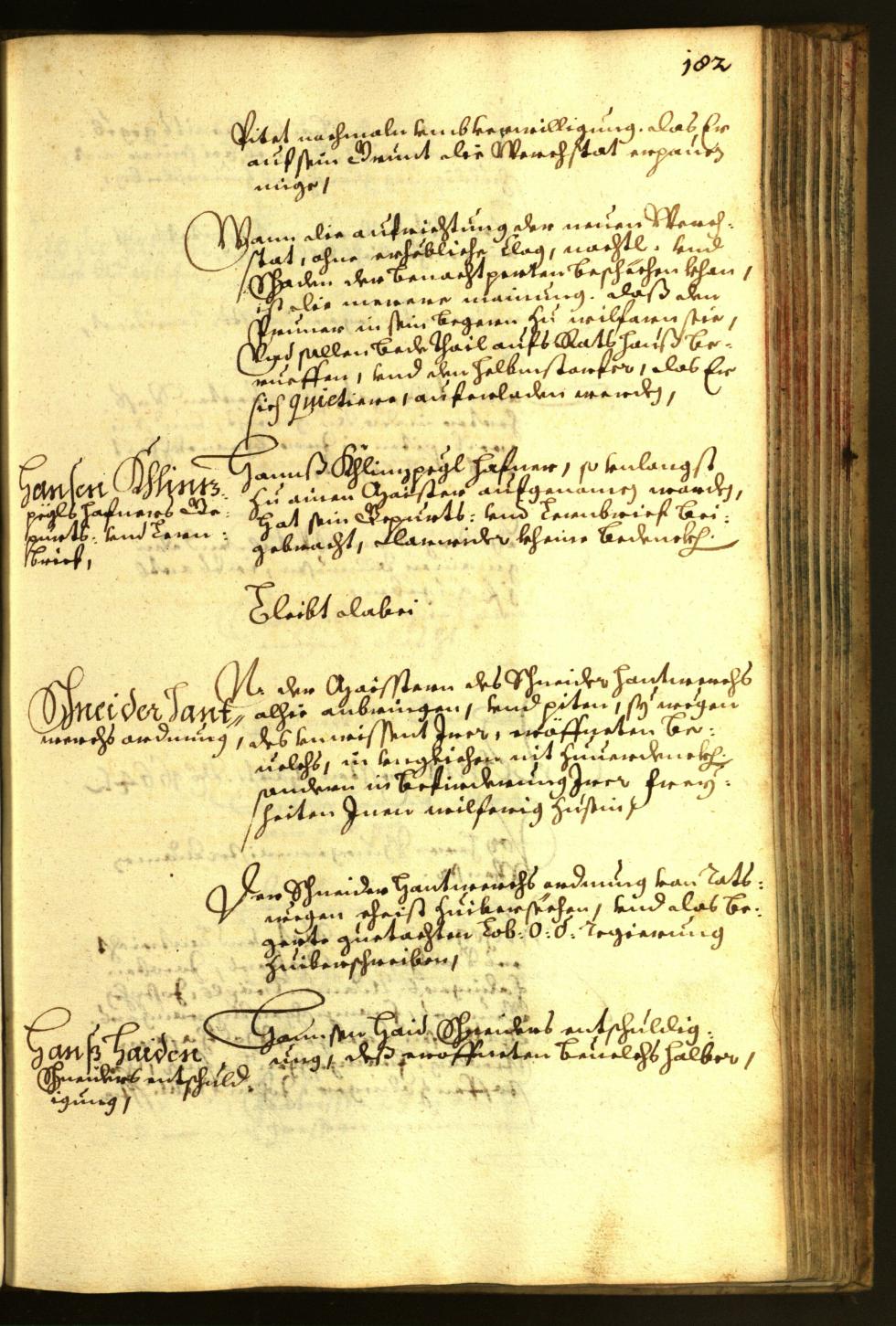 Stadtarchiv Bozen - BOhisto Ratsprotokoll 1664 