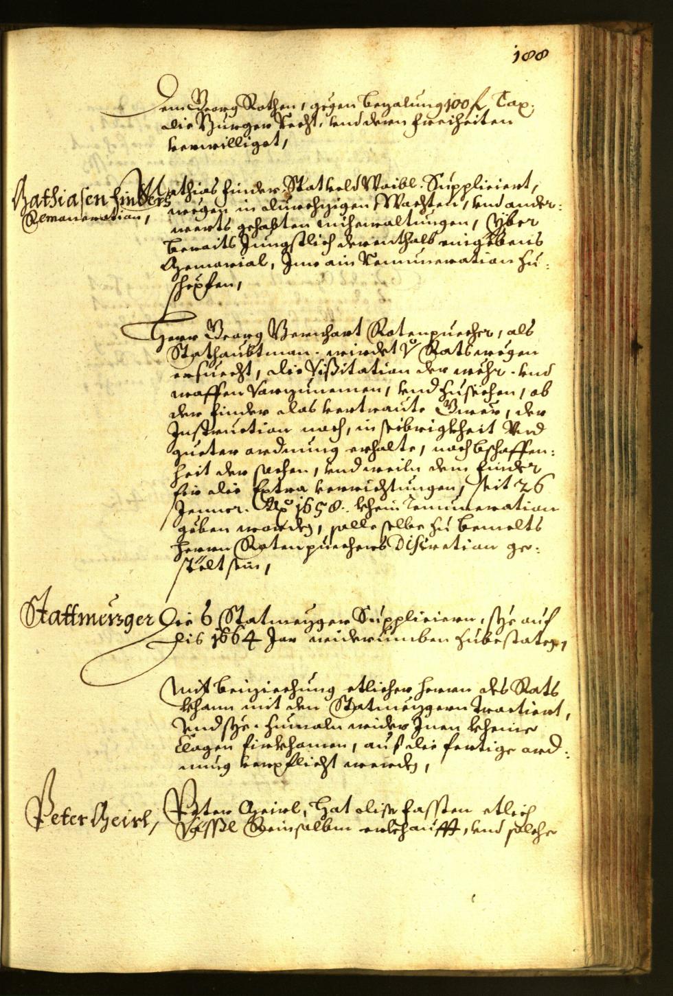 Archivio Storico della Città di Bolzano - BOhisto protocollo consiliare 1664 