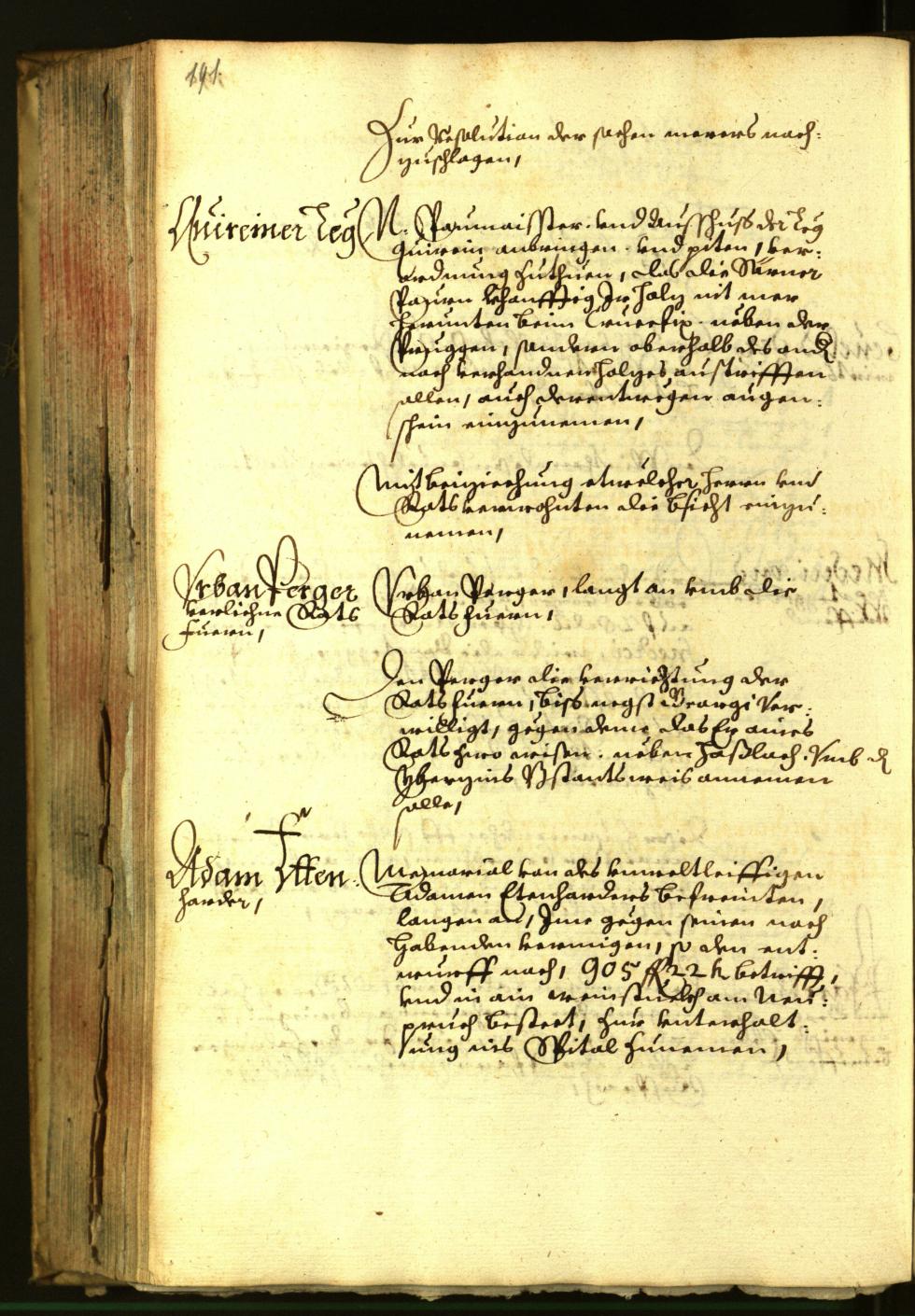 Stadtarchiv Bozen - BOhisto Ratsprotokoll 1664 